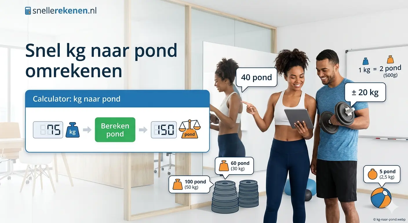 kg naar pond omrekenen kilogram pond gewicht calculator