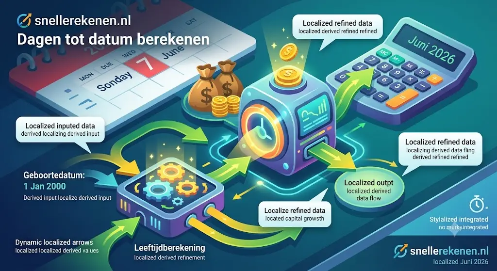 Dagen tot datum berekenen calculator