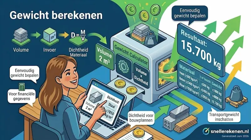 gewicht berekenen