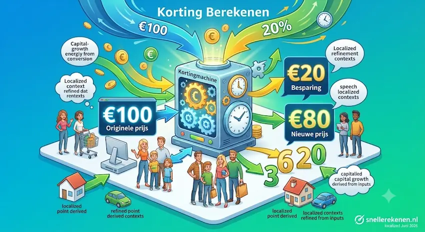 korting berekenen