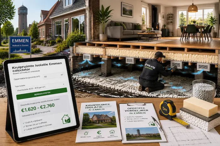 kruipruimte isolatie emmen kosten