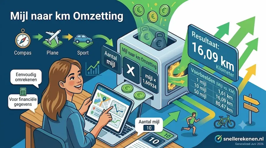 mijl-naar-km