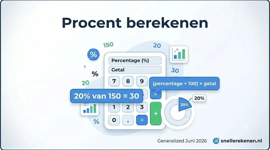 procent berekenen