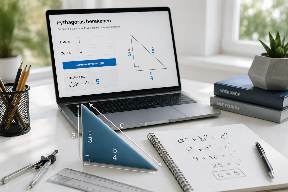 pythagoras berekenen